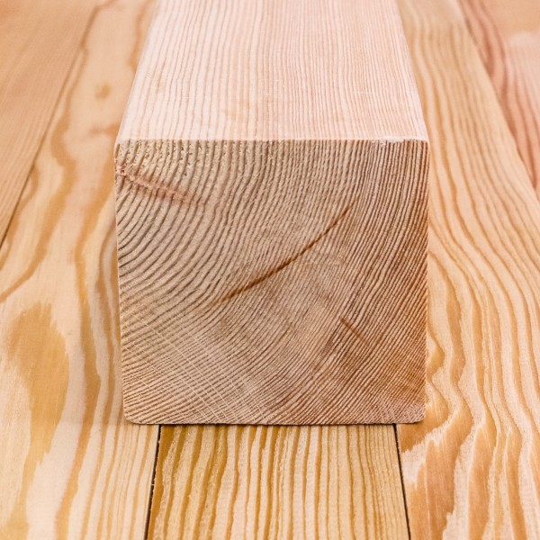 Pfosten aus sibirischer Lärche, 90 x 90 mm, A/B Sortierung