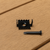 WPC Befestigungsklammer mit Schraube, 1 Packung