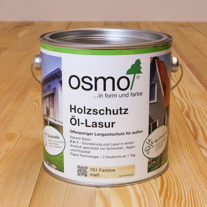 Osmo Nr. 701 / Holzschutz Öl-Lasur Farblos matt