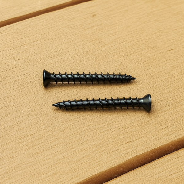 Schrauben 4.0 x 35 mm, TX15 Edelstahl für WPC, Schwarz, 1 Packung