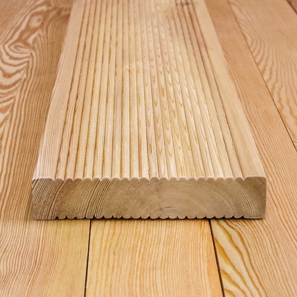 Terrassendielen geriffelt, 27 x 140 mm, A/B Sortierung