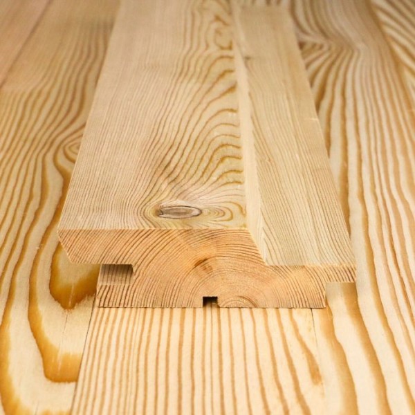 Fassadenprofil Trendliner, 27 x 96 mm, B/C Sortierung.