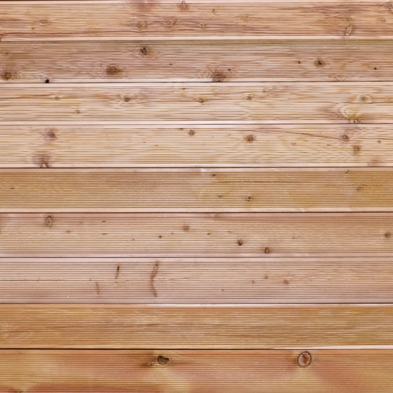 Terrassendielen geriffelt, 27 x 140 mm, C Sortierung.