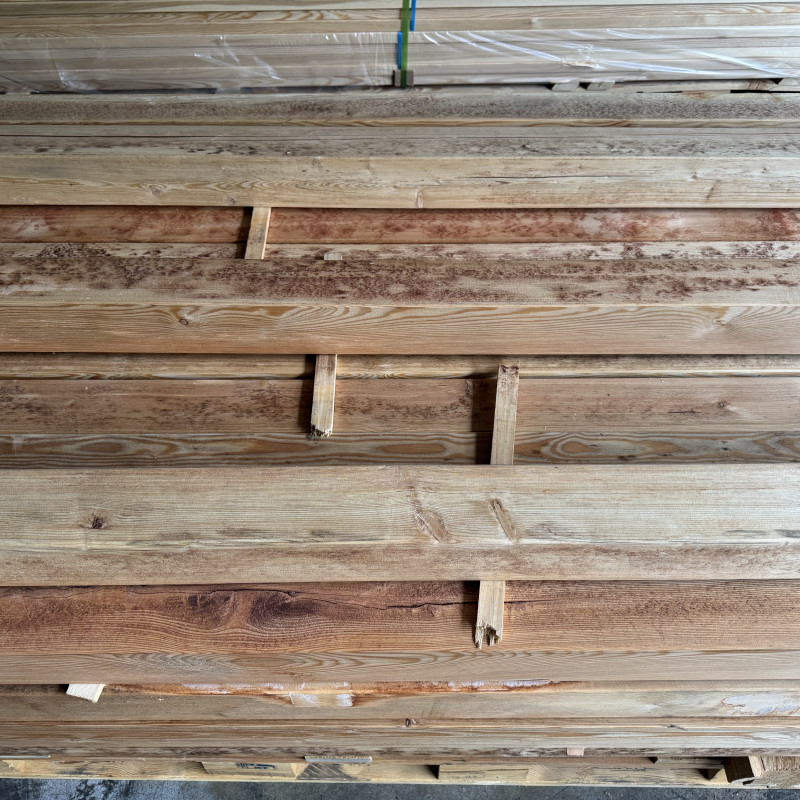 Pfosten aus sibirischer Lärche, 90 x 90 mm, C Sortierung