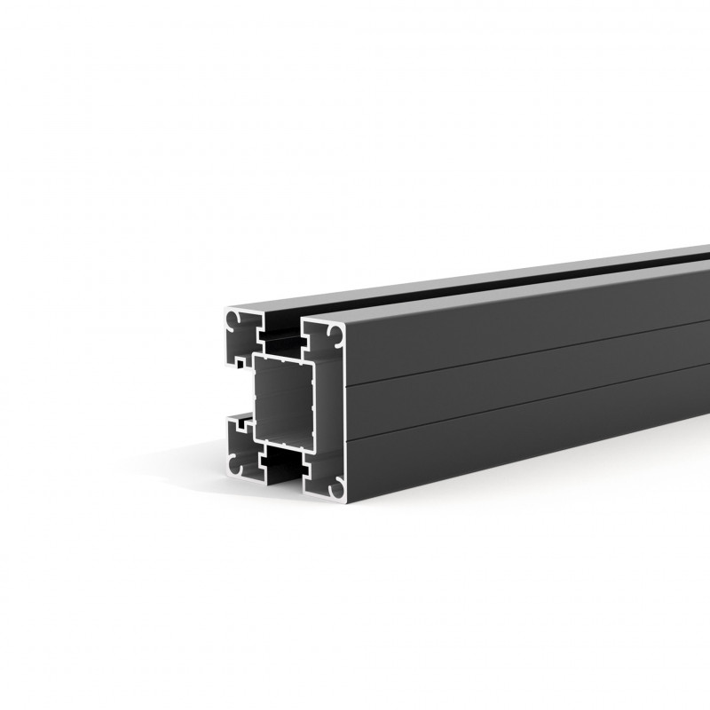 Alu-Pfosten 70 x 70 mm, Schwarz
