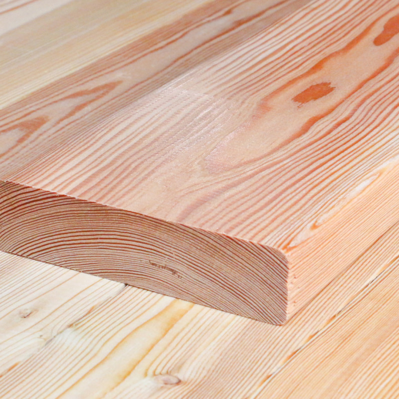 Bausatz Terrasse, Sibirische Lärche, glatt, 28 x 120 mm, A/B Sortierung