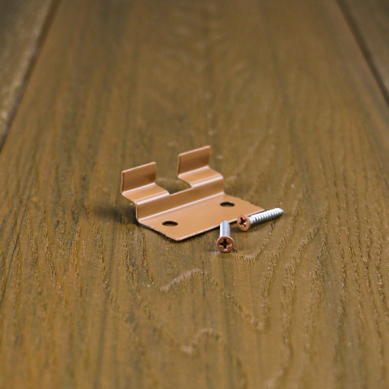 Bausatz, FeelingWood WPC Premium Terrassendiele in Holzoptik, 25 x 150 mm, Wellenstruktur, Teak