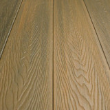 FeelingWood WPC Premium Terrassendiele in Holzoptik, 25 x 150 mm, Wellenstruktur, Teak