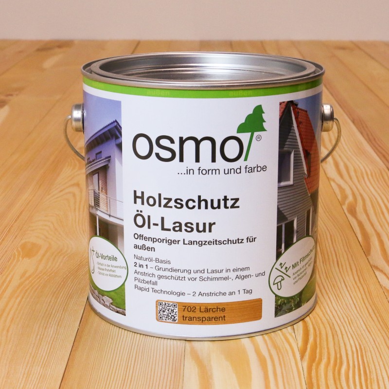 Osmo Nr. 702 / Holzschutz Öl-Lasur Lärche