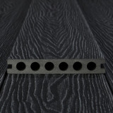 Bausatz, WPC Premium Terrassendiele 2. Generation, 23 x 142 mm, Wellenstruktur / glatt, Dunkelgrau