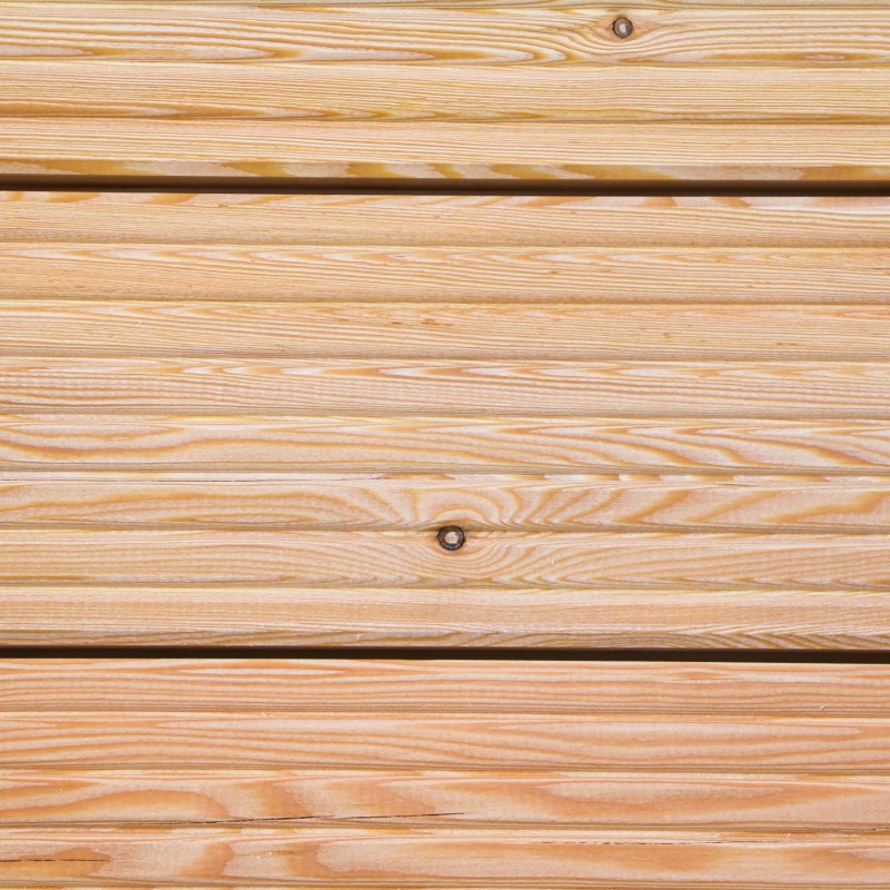 Bausatz Terrasse, Sibirische Lärche, grob genutet, 27 x 142 mm, A/B Sortierung