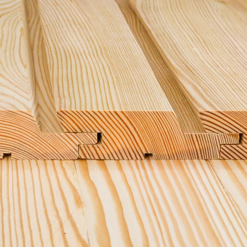 Fassadenprofil Trendliner, 27 x 96 mm, A/B Sortierung.