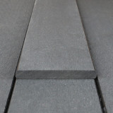 WPC Abschlussleiste 10 x 90 mm, Grau