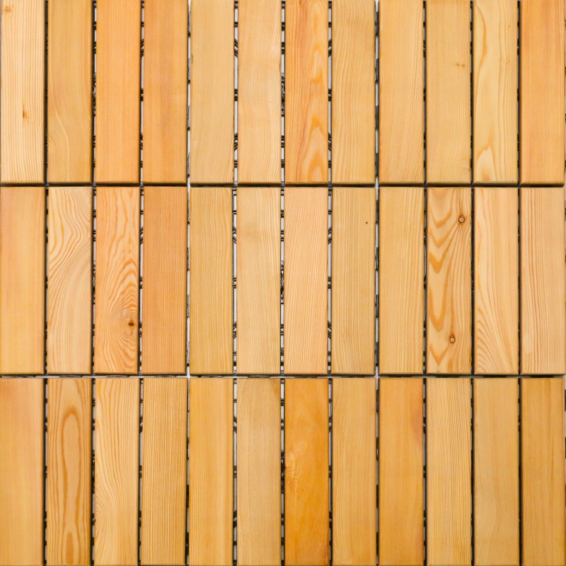 Holzfliesen, Balkon- und Terrassenfliesen, 4 GP, 310 x 310 mm, A Sortierung