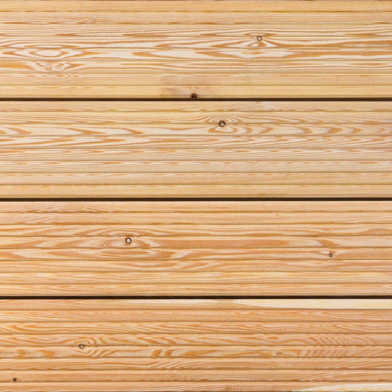 Bausatz Terrasse, Sibirische Lärche, grob genutet, 27 x 142 mm, A/B Sortierung