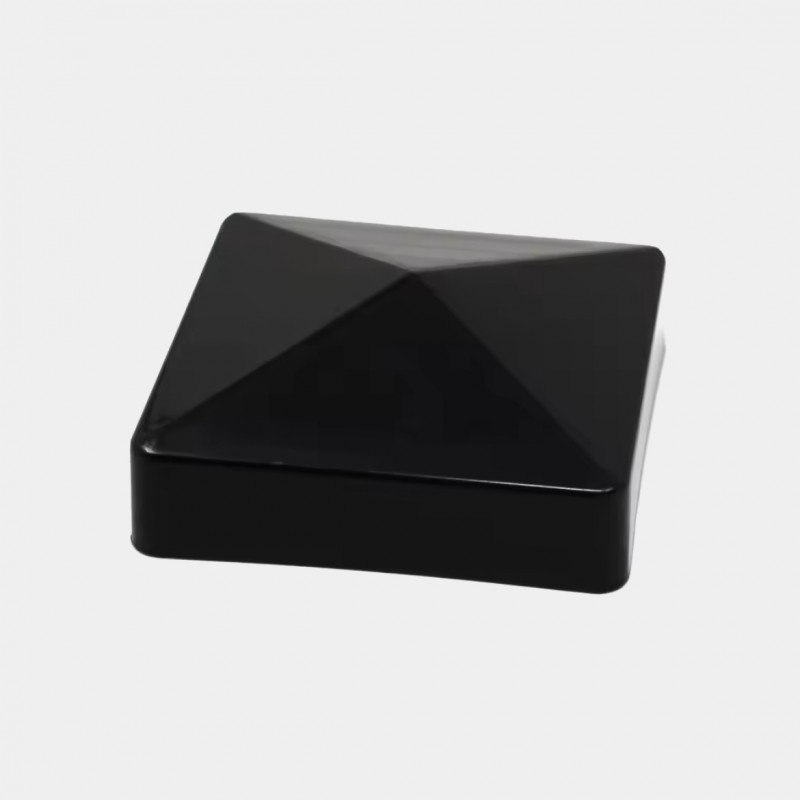 Alu-Abdeckkappe 70 x 70 mm, Schwarz