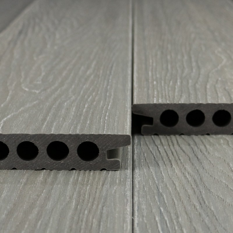 Bausatz, FeelingWood WPC Premium Terrassendiele in Holzoptik, 25 x 150 mm, Wellenstruktur, Antik