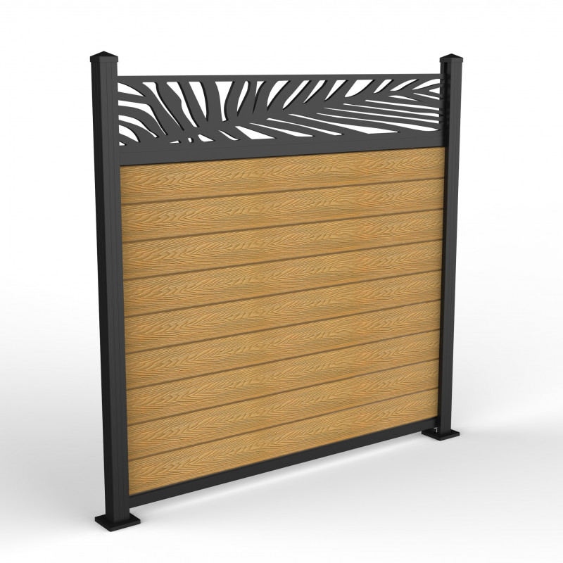 Alu-Steckprofil, Designeinsatz, Schwarz