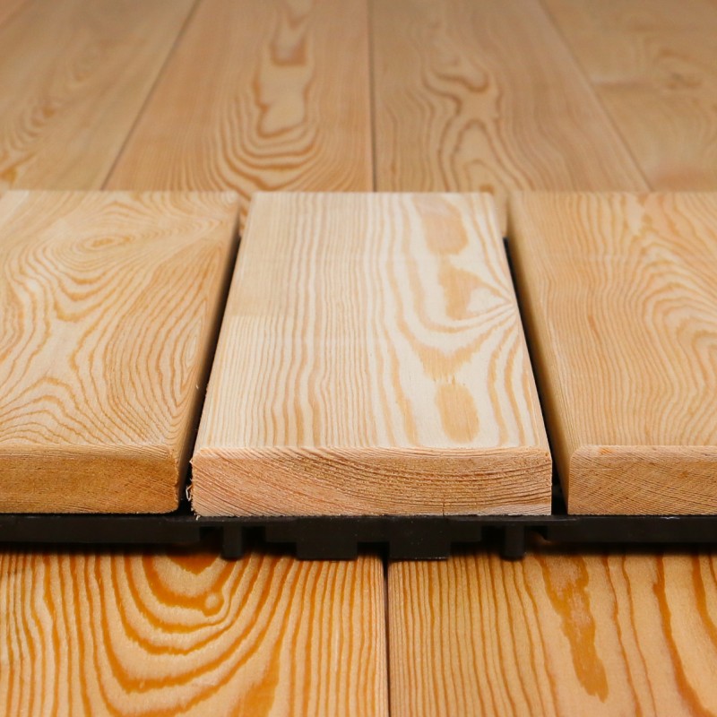 Holzfliesen, Balkon- und Terrassenfliesen, 3 GP, 310 x 310 mm, A Sortierung