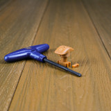 Bausatz, FeelingWood WPC Premium Terrassendiele in Holzoptik, 25 x 150 mm, Wellenstruktur, Teak