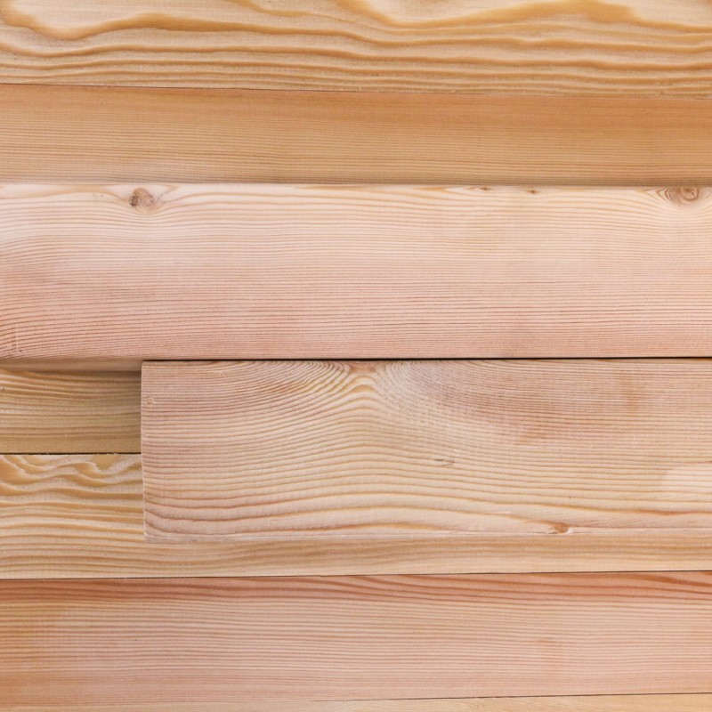 Pfosten aus sibirischer Lärche, 90 x 90 mm, A/B Sortierung