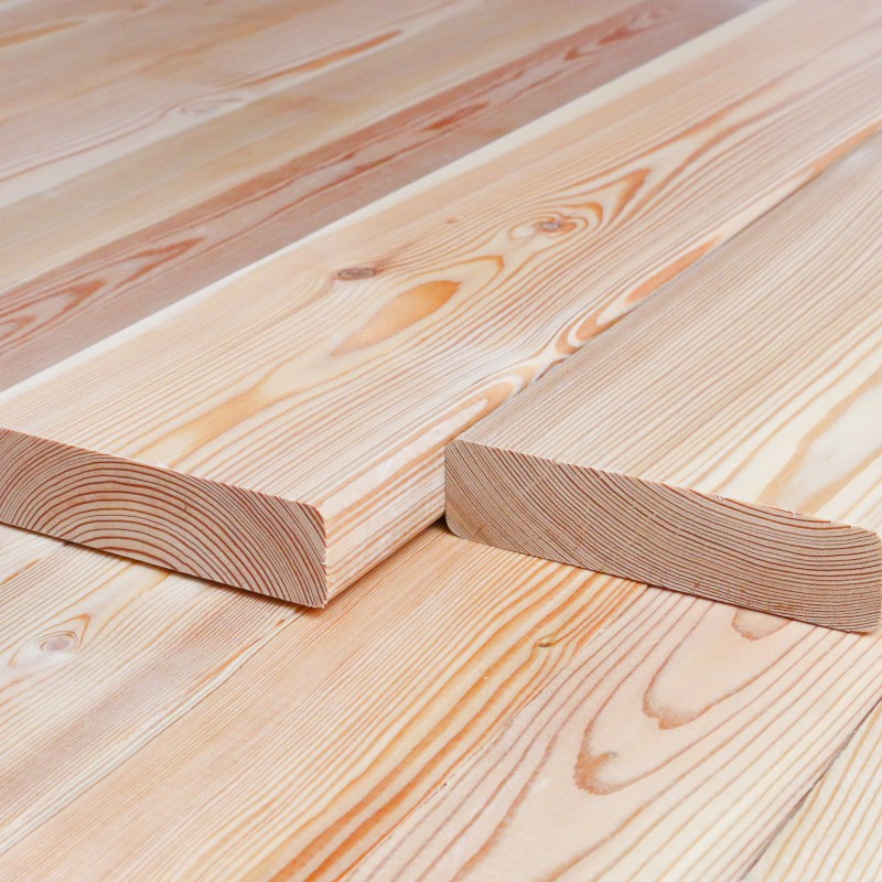 Bausatz Terrasse, Sibirische Lärche, glatt, 28 x 120 mm, B/C Sortierung