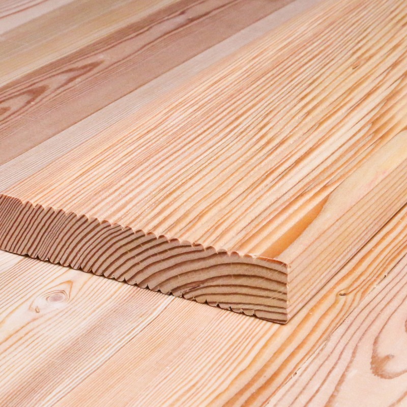 Terrassendielen geriffelt, 27 x 140 mm, A/B Sortierung