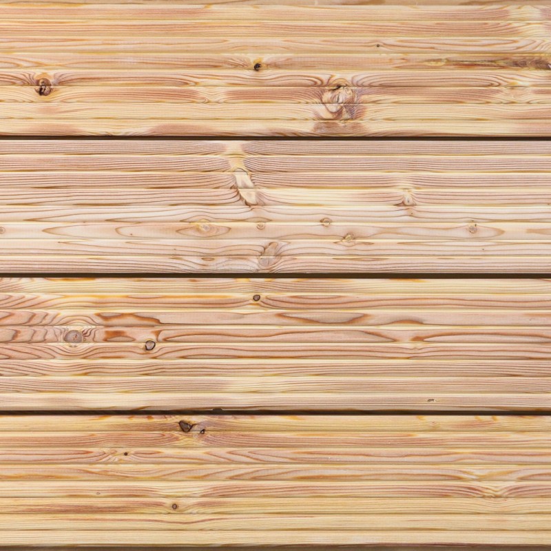 Bausatz Terrasse, Sibirische Lärche, grob genutet, 27 x 142 mm, B/C Sortierung