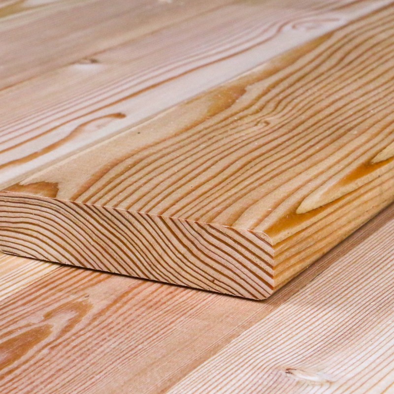 Terrassendielen glatt, 28 x 140 mm, A/B Sortierung