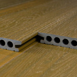 Bausatz, FeelingWood WPC Premium Terrassendiele in Holzoptik, 25 x 150 mm, Wellenstruktur, Teak