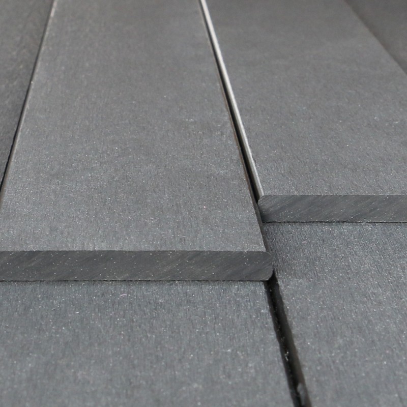 WPC Abschlussleiste 10 x 90 mm, Grau