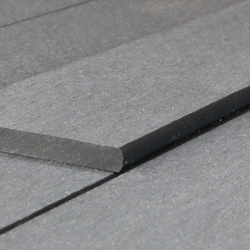 WPC Abschlussleiste 10 x 90 mm, Grau