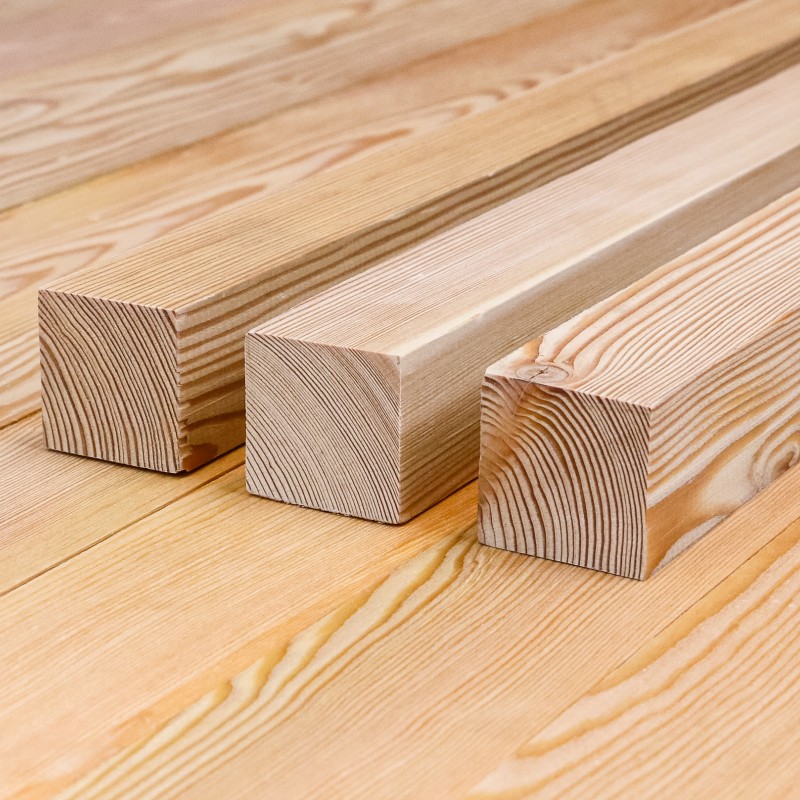 Konstruktionsholz, 45 x 45 mm, A/B Sortierung