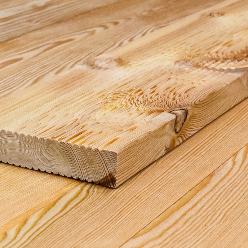 Terrassendielen geriffelt, 27 x 140 mm, C Sortierung.