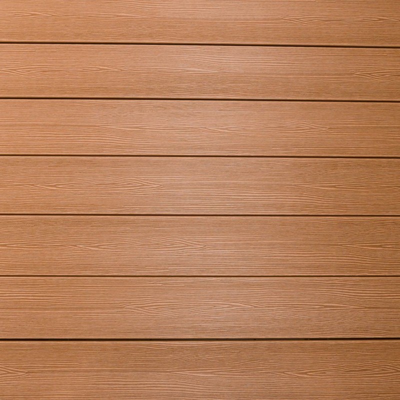 WPC Terrassendiele in Holzoptik, 25 x 148 mm, Wellenstruktur / fein, Hellbraun