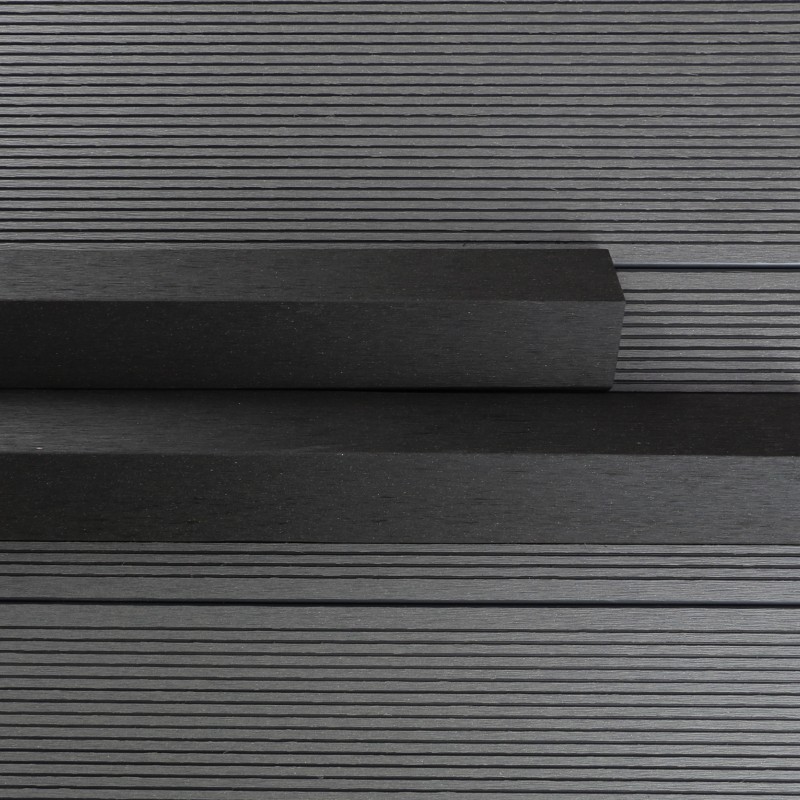 WPC Abschlussleiste 52 x 52 mm, Dunkelgrau