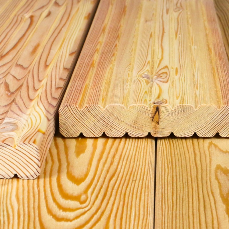 Terrassendielen grob genutet, 27 x 142 mm, C Sortierung