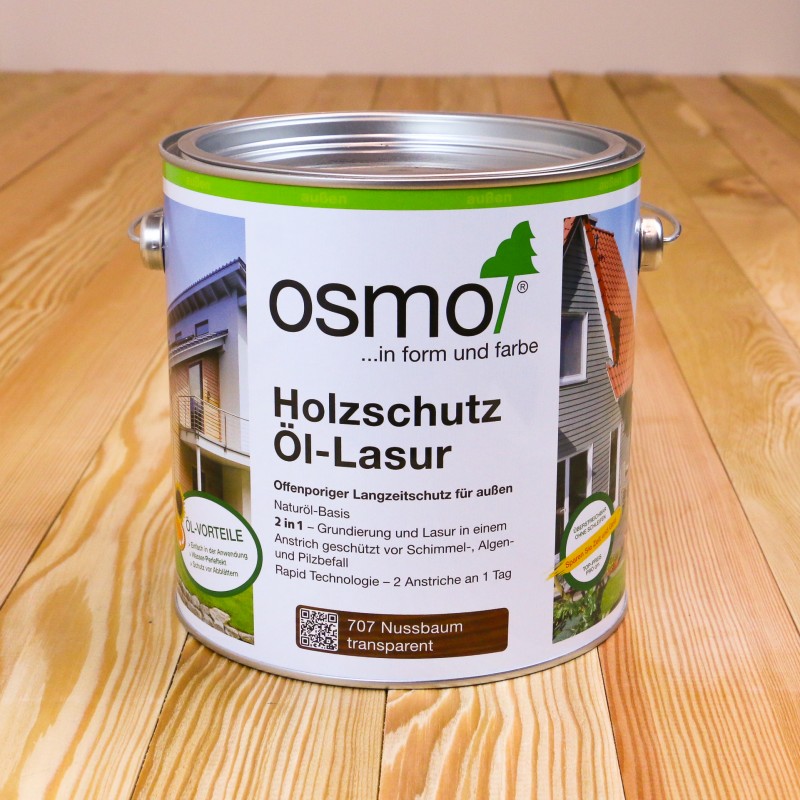 Osmo Nr. 707 / Holzschutz Öl-Lasur Nussbaum