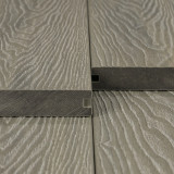 WPC Premium Terrassendiele 2. Generation, Massiv, 23 x 140 mm, Wellenstruktur / glatt, Antik