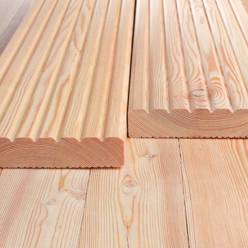 Terrassendielen grob I fein genutet, 27 x 142 mm, A/B Sortierung