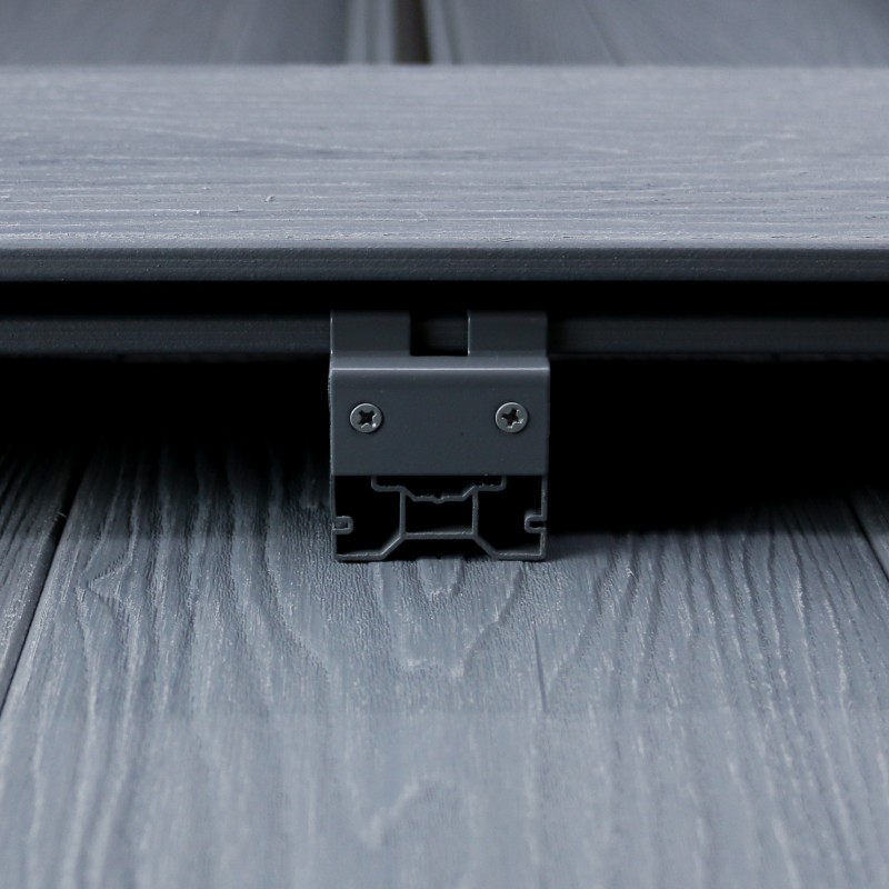 FeelingWood Aluminiumprofil Klick-System 35 x 38, Grau