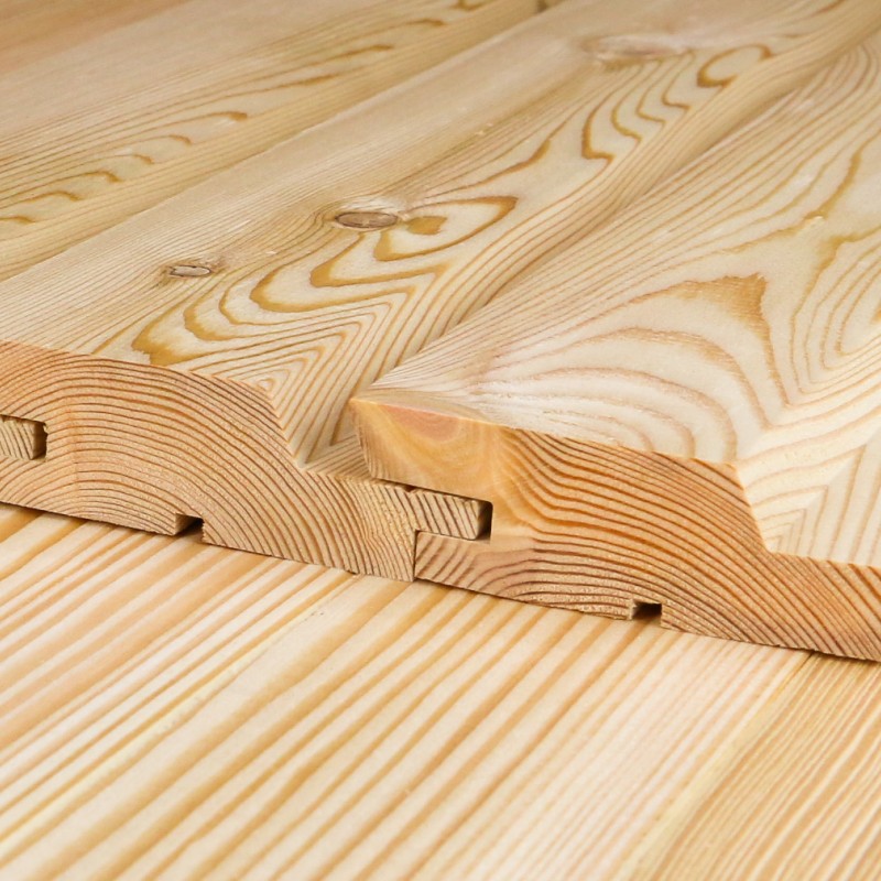 Fassadenprofil Trendliner, 27 x 96 mm, B/C Sortierung.