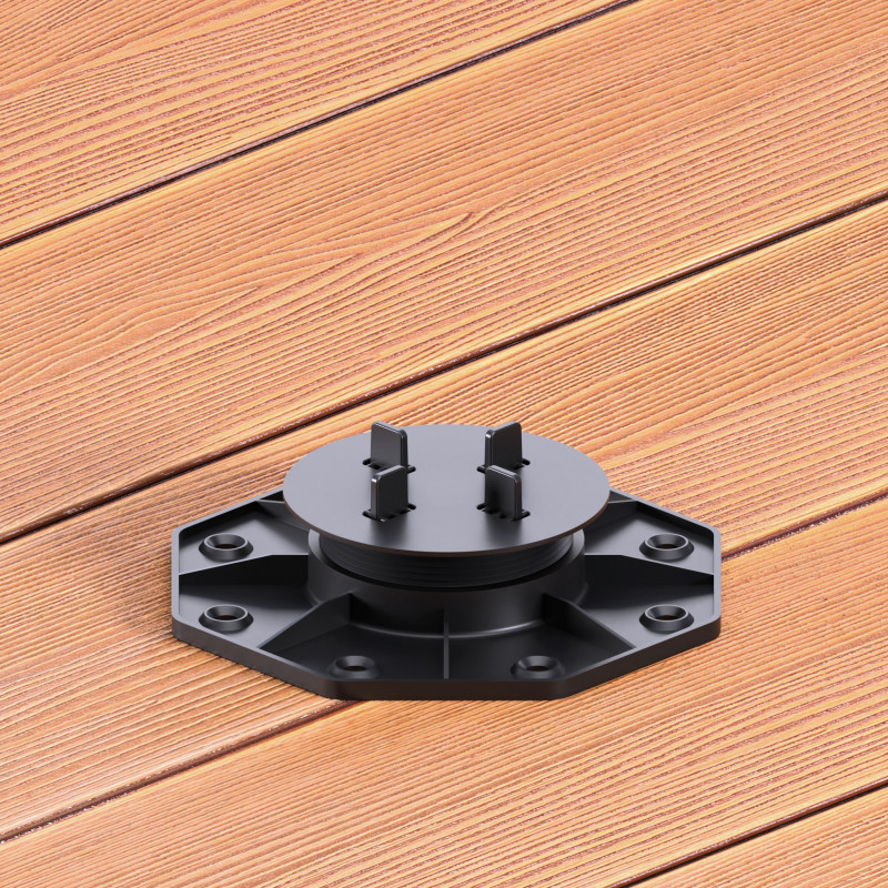 Stelzlager höhenverstellbar für Terrassen-Platten, 4 Größen (18–220 mm)