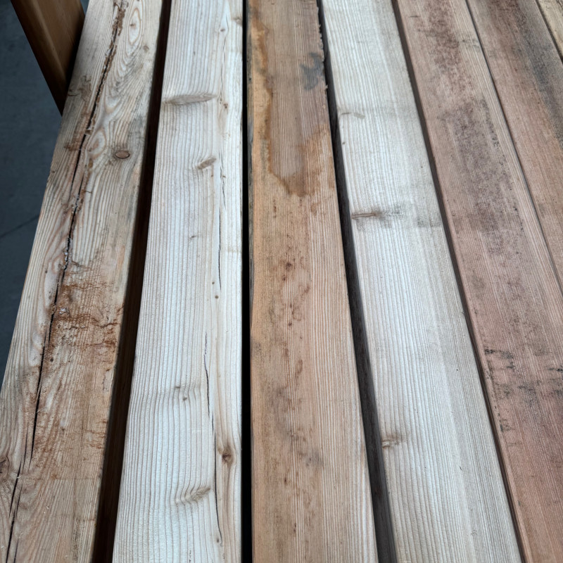 Pfosten aus sibirischer Lärche, 90 x 90 mm, C Sortierung