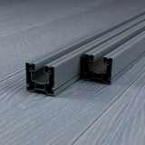 FeelingWood Aluminiumprofil Klick-System 35 x 38, Grau