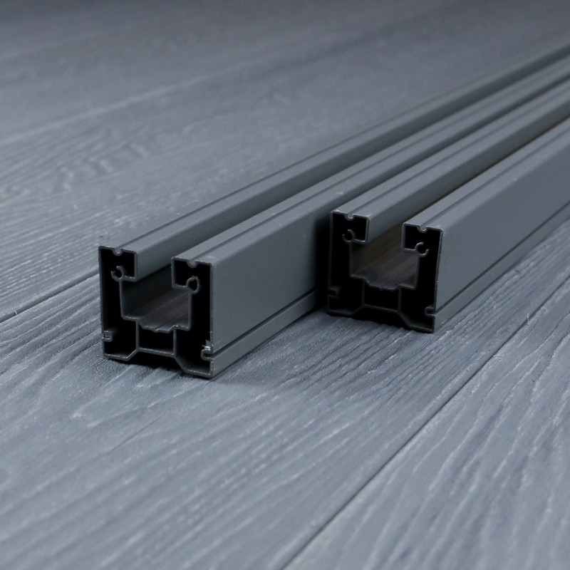 FeelingWood Aluminiumprofil Klick-System 35 x 38, Grau