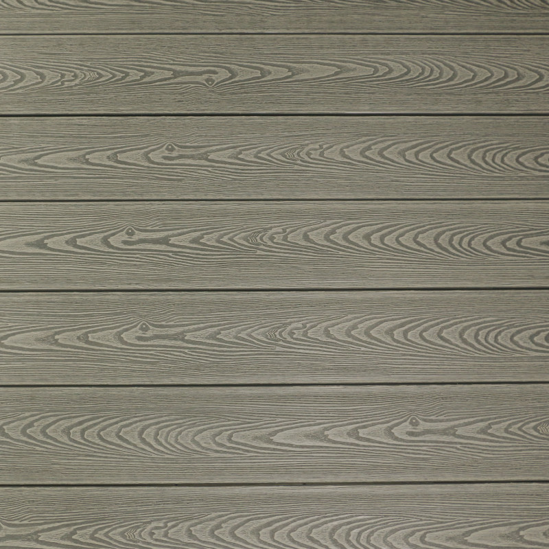 WPC Seitendiele in Holzoptik, 25 x 142 mm, Wellenstruktur, Eiche