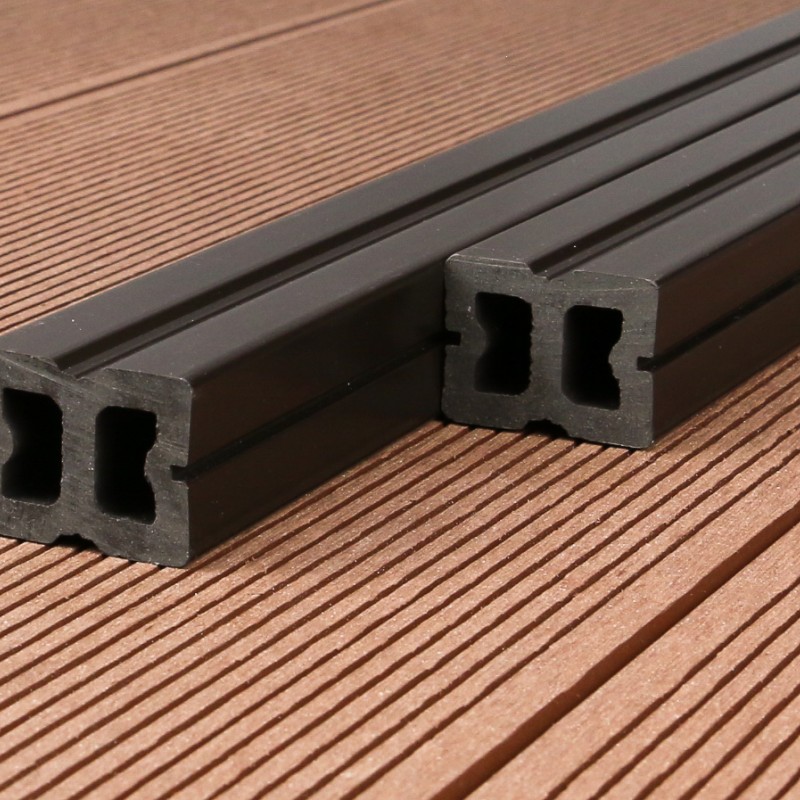WPC-Unterkonstruktion 30 x 40 mm, Dunkelbraun