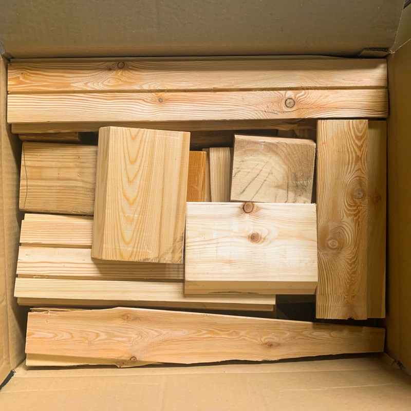 Restabschnitte aus Massivholz ca.13 - 17 kg oder ca.17 - 22 kg