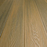 Bausatz, FeelingWood WPC Premium Terrassendiele in Holzoptik, 25 x 150 mm, Wellenstruktur, Teak